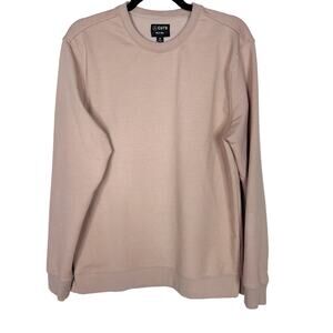 Cuts Mens M Mountain Mist Pink Hyperloop Pullover Split Hem Crew Neck Cotton